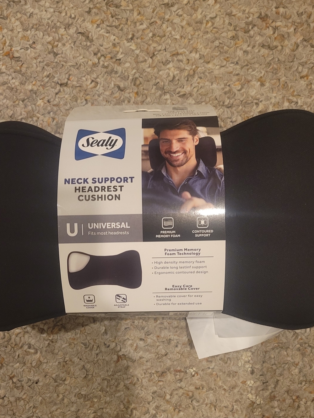 Sealy Support Headrest Cushion - Memory Foam